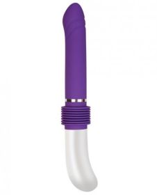 Infinite Thrusting Sex Machine Purple Vibrator(D0102H50JJU)