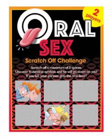 Oral Sex Scratch Off Challenge Game(D0102H50PAW)