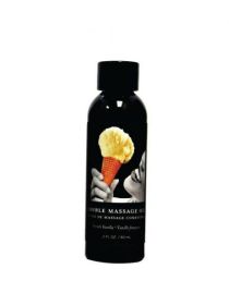Earthly Body Edible Massage Oil Vanilla 2oz(D0102H52WDU)