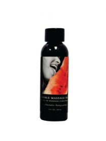 Earthly Body Edible Massage Oil Watermelon 2oz(D0102H52WW7)