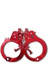 Fetish fantasy series anodized cuffs - red(D0102H5Q6SV)