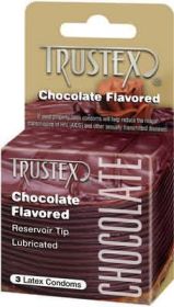 Trustex Chocolate Flavored Condom 3 pack(D0102H7EE4U)