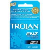 Trojan ENZ Lubricated Condoms 3 Pack(D0102H7EPXY)