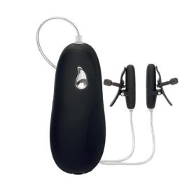 Nipple Play Teasers Vibrating Heated Nipple Clamps Black(D0102H7TLQY)