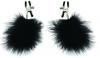 Sex &amp; Mischief Feathered Nipple Clamps(D0102H7X22W)