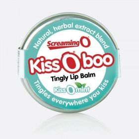 KissOboo Tingly Lip Balm Peppermint .45oz Tin(D0102H7X59W)
